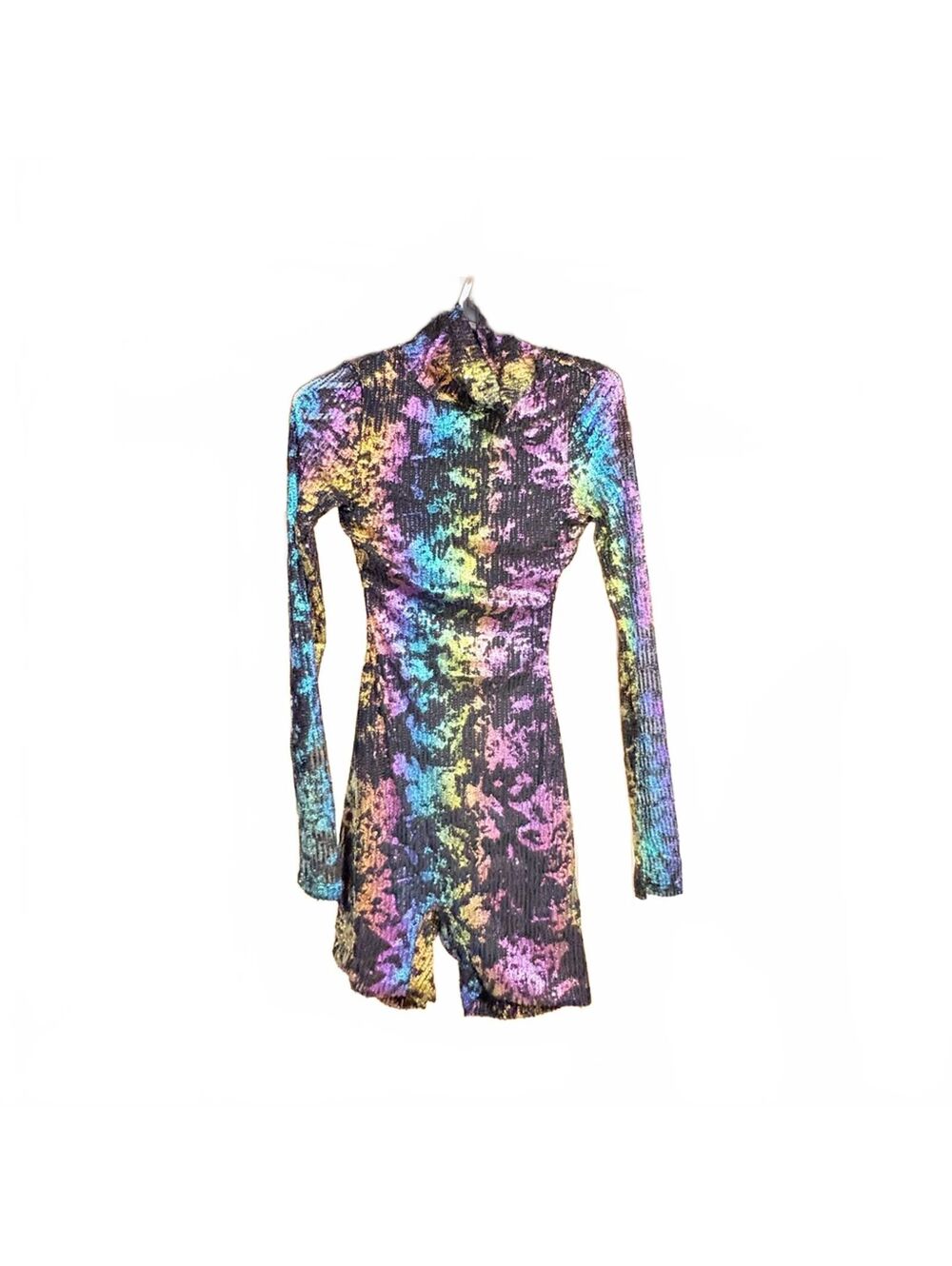 Colorful Tie-Dye Long Sleeve Romper